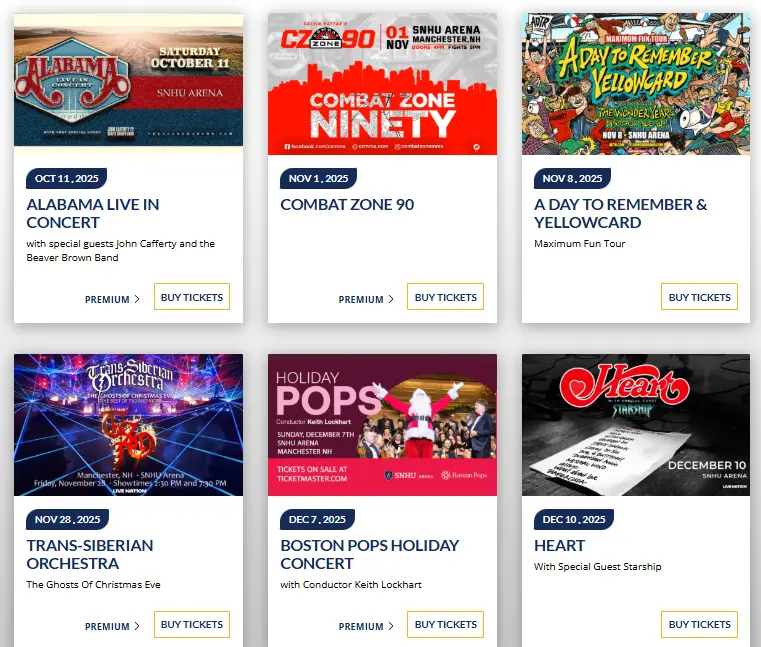 SNHU Arena Manchester NH